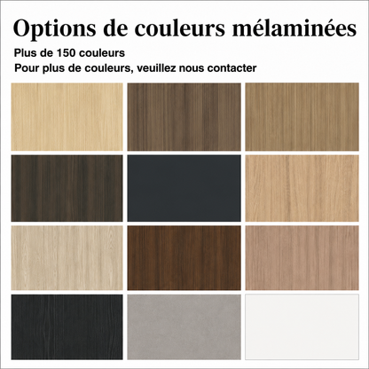 Meuble d'évier flottant mural à panneau cannelé en Offre Spéciale Meuble de salle de bain moderne avec miroir