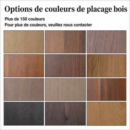 Meuble d'évier flottant mural à panneau cannelé en Offre Spéciale Meuble de salle de bain moderne avec miroir