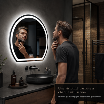 Miroir Mural LED Sur Mesure AntiBuée – Miroir Lumineux Salle de Bain Personnalisé Premium