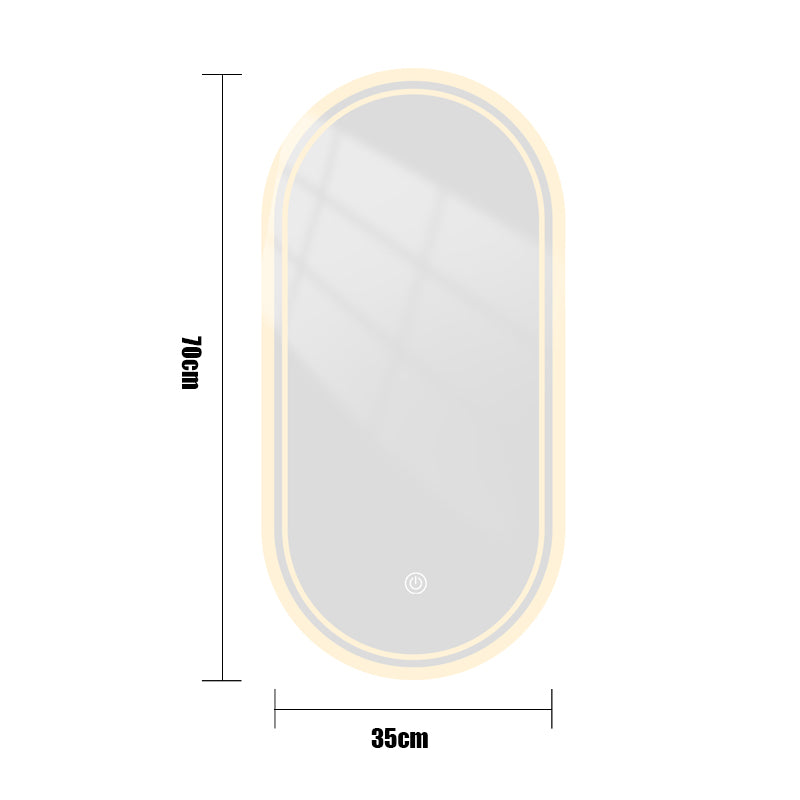 Miroir Joystar IP44 Étanche LED Moderne – Miroir Salle de Bain Waterproof Éclairage Intégré