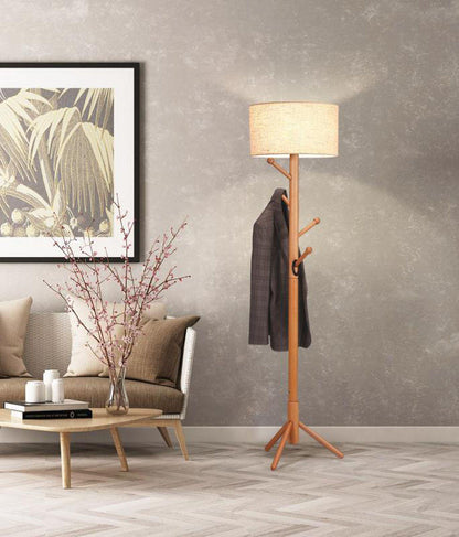 Porte-Manteau Bambou Bois Naturel Écologique – Portant Vêtements Robuste Entrée Maison Premium