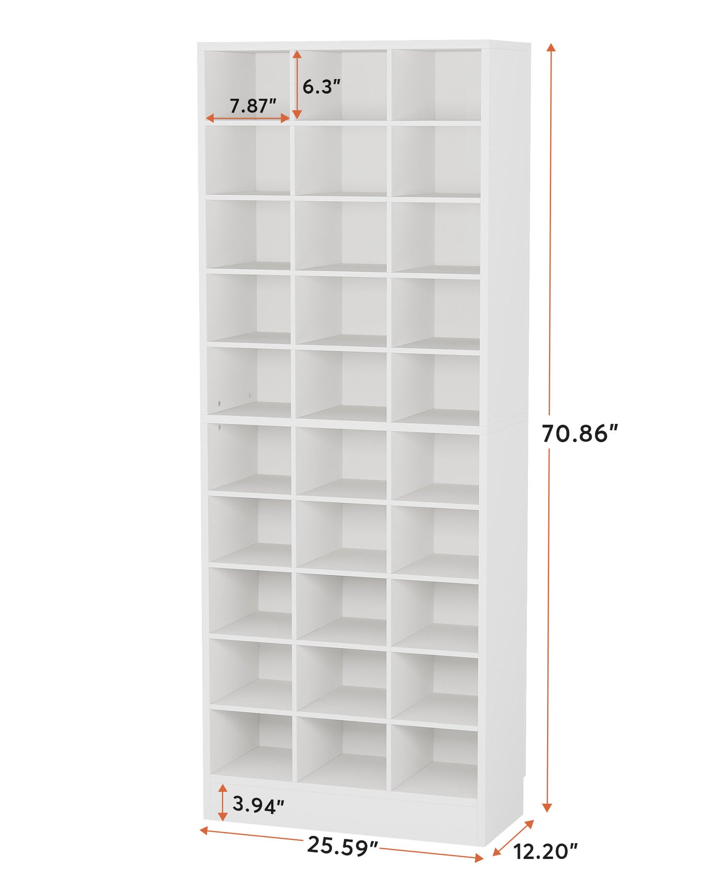 Organiseur à Chaussures Vertical Freestanding Tribesigns – Meuble Rangement Entrée Grande Hauteur