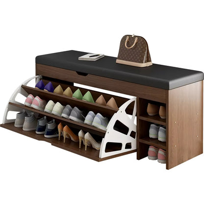Armoire à Chaussures Fermée Entrée Grande Capacité – Meuble Chaussures Design Contemporain Hôtel