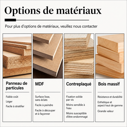 Meuble d'évier flottant mural à panneau cannelé en Offre Spéciale Meuble de salle de bain moderne avec miroir